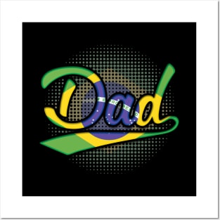 Brazilian Dad - Gift for Brazilian From Brazil Posters and Art